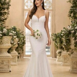 SHEIN White Bridal Gown